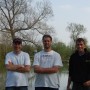 The top three anglers.